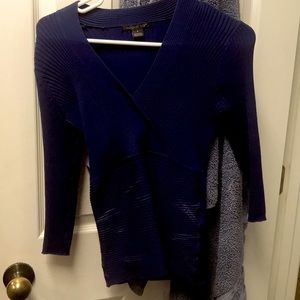 August Silk Blue 3/4 sleeve shirt